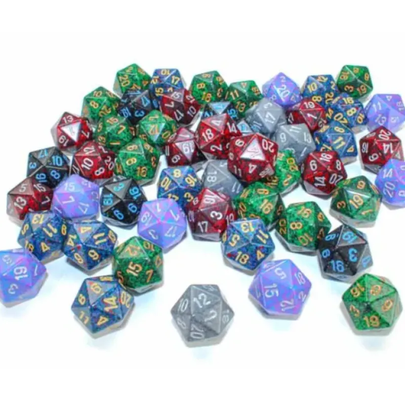 Dice>Bag of 50 Speckled Menagerie #3 - D20 Chessex Dice - Your Source for Gaming Essentials