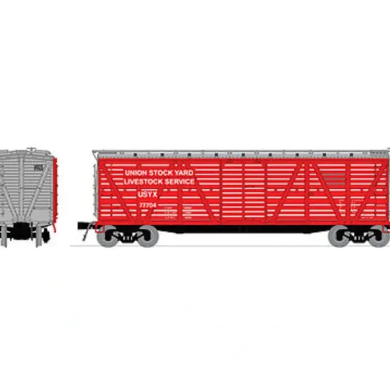 Best Broadway Limited 4124 HO Union Stock Yards PRR K7 Stock Car with Hog Sounds - Your Source for Gaming Essentials Trains