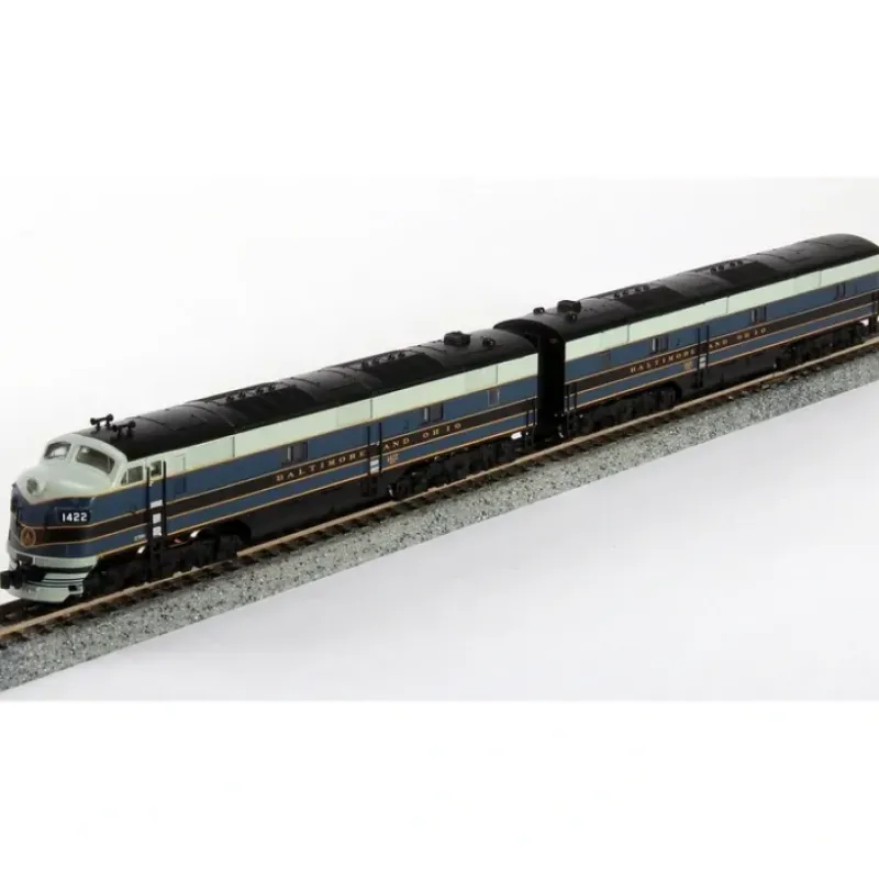 New Broadway Limited 1672 N Baltimore and Ohio EMD E7A/E6B Set w/DCC #1422/2412 - Your Source for Gaming Essentials Trains