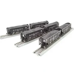Best Broadway Limited 3117 N PRR N&W Class H2A 3-Bay Hopper w/Load Set B (Pack of 6) - Your Source for Gaming Essentials Trains