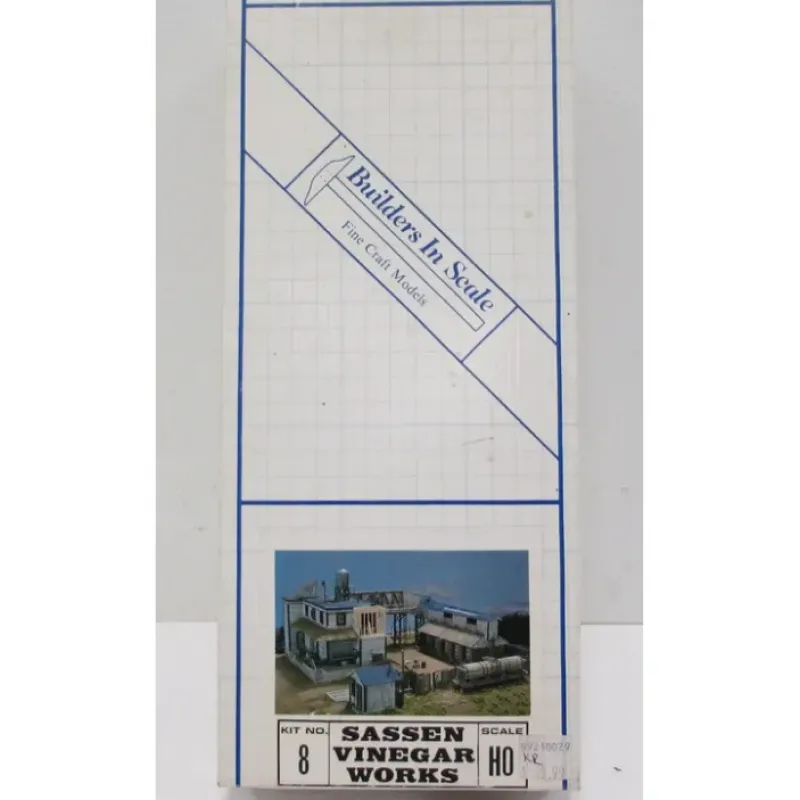 New Builders-in-Scale 8 HO Scale Limited Run Sassen Vinegar Works Building Kit - Your Source for Gaming Essentials Trains