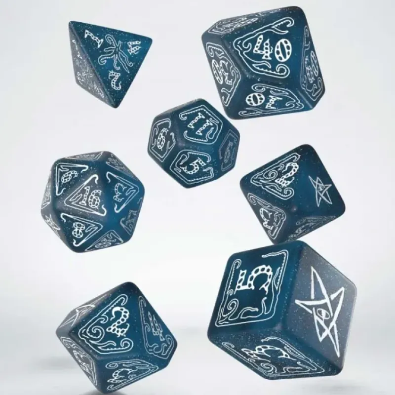 Dice>Call of Cthulhu: Dice Set Abyssal/White (7) - Your Source for Gaming Essentials