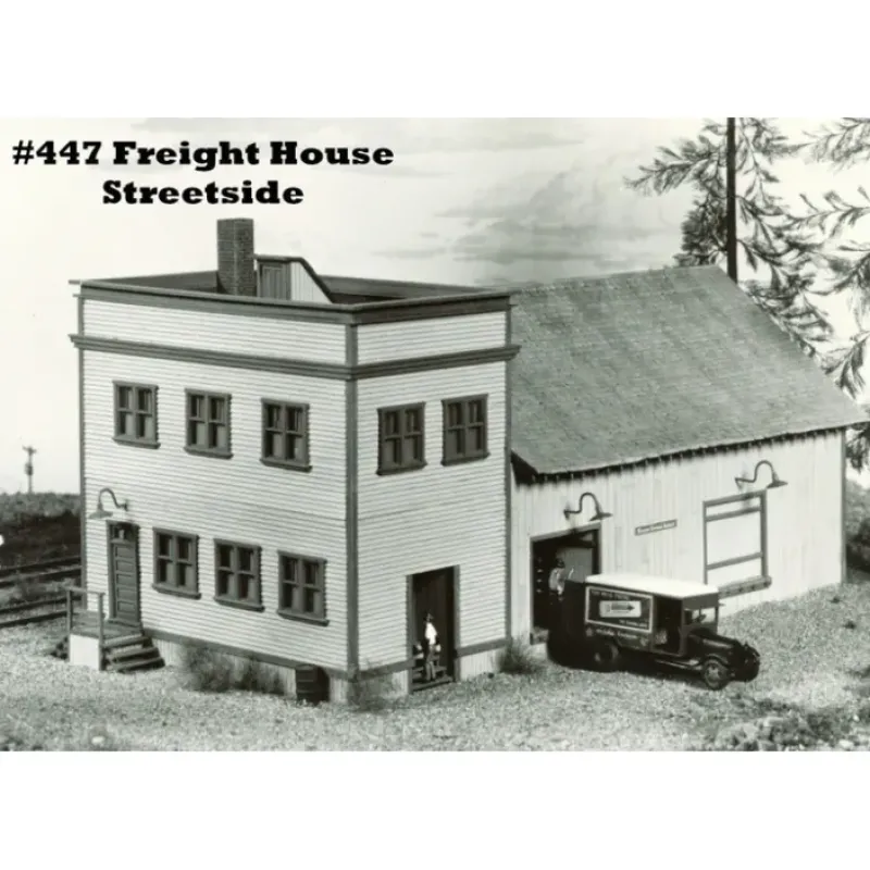 Discount Campbell Scale Models 447 HO Large Freight Station Building Kit - Your Source for Gaming Essentials Trains