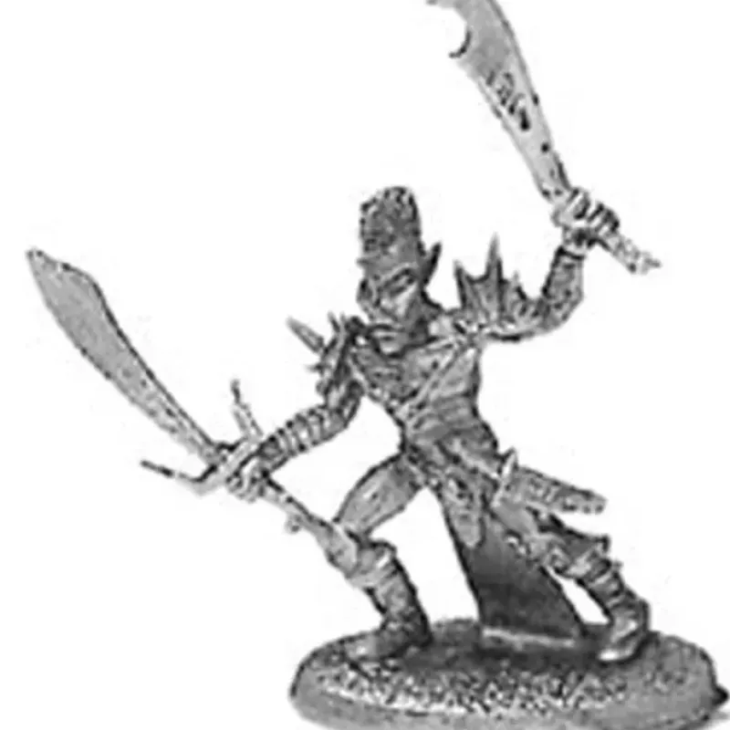 Tabletop Miniatures>Dark Elf #03-163 Classic Ral Partha Fantasy RPG Metal Figure - Your Source for Gaming Essentials