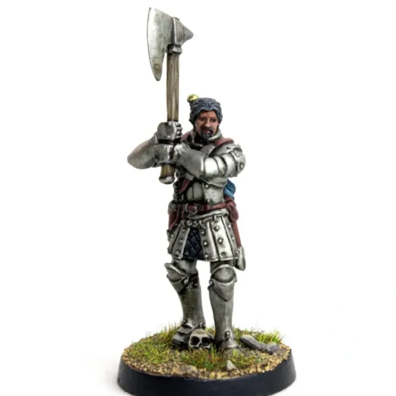 Tabletop Miniatures>DGS Games Apprentice Knight of Barek #103004 Unpainted 32mm Scale Metal Figure - Your Source for Gaming Essentials