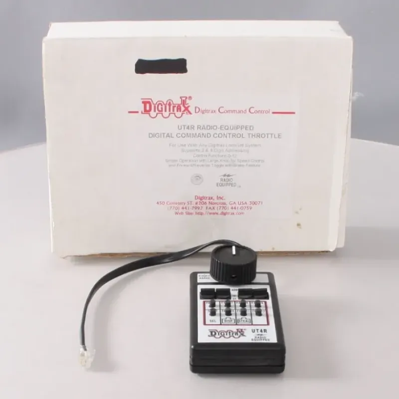 Best Digitrax UT4R Simplex Radio Equipped Utility Throttle w/ 4 Digit Addressing - Your Source for Gaming Essentials Trains