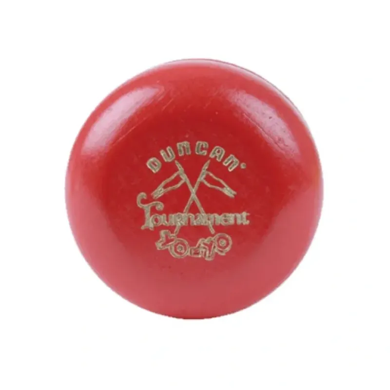 Toys>Duncan Wooden Crossed Flags Tournament Vintage-Replica YoYo - Red - Your Source for Gaming Essentials