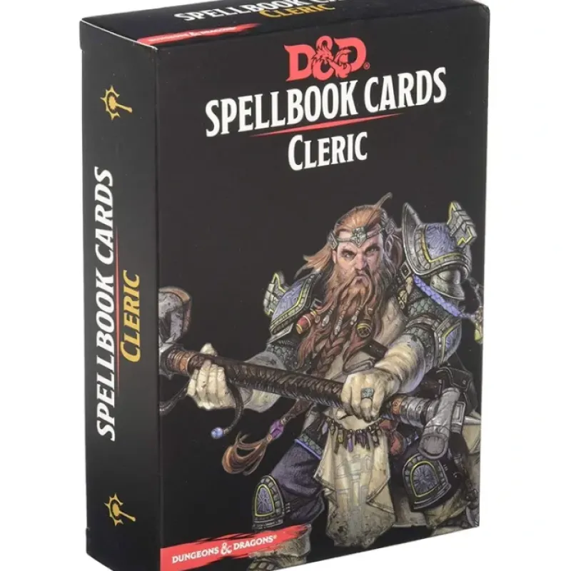 Board Games>Dungeons and Dragons RPG Spellbook Cards - 153 Card Cleric Deck - Your Source for Gaming Essentials