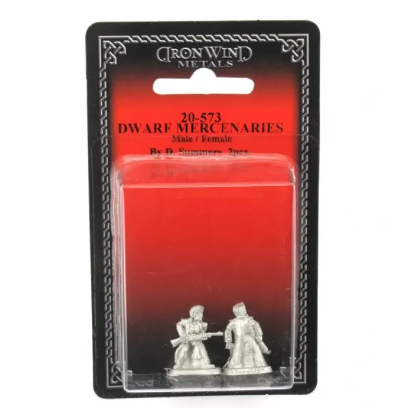 Tabletop Miniatures>Dwarf Mercenaries Male and Female #20-573 Shadowrun RPG Metal Ral Partha Figure - Your Source for Gaming Essentials