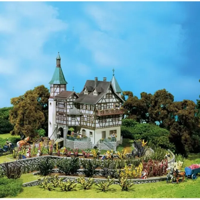 Sale Faller 130385 HO Hunter's Lodge "Falkeneck" Kit - Your Source for Gaming Essentials Trains