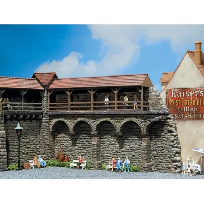 Faller 130404 Old-Town Wall Sections - Your Source for Gaming Essentials Trains