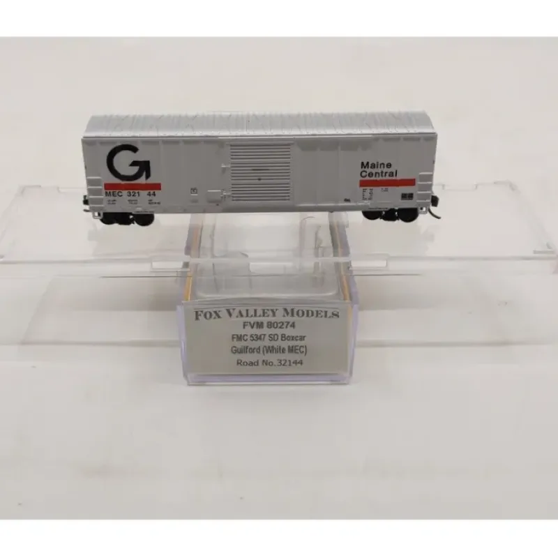 Clearance Fox Valley Models 80274 N FMC 5347 Guilford/MEC/White Boxcar #32144 - Your Source for Gaming Essentials Trains
