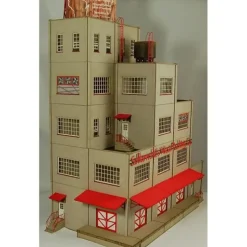 New GCLaser 19027 HO Solkowski's Meat Packing Co. Angled Backdrop Laser Cut Kit - Your Source for Gaming Essentials Trains