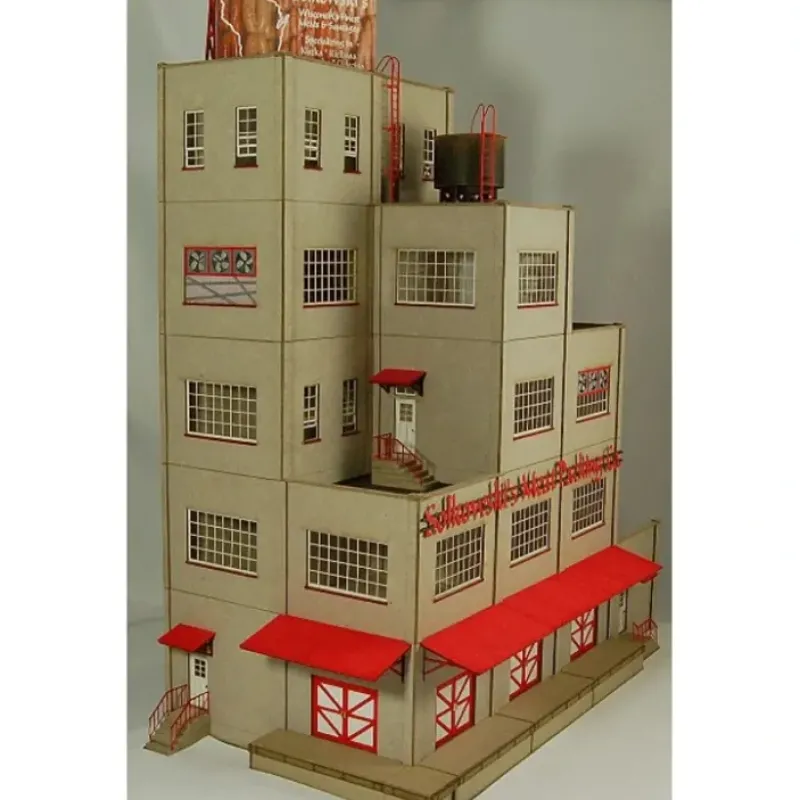 New GCLaser 19027 HO Solkowski's Meat Packing Co. Angled Backdrop Laser Cut Kit - Your Source for Gaming Essentials Trains