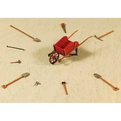 Best GCLaser 1287 HO Wheelbarow & Hand Tool Set Kit (Set of 10) - Your Source for Gaming Essentials Trains