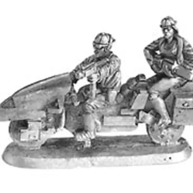 Tabletop Miniatures>Go-Ganger Enforcers Male and Female on Scorpion Bike #20-542 Shadowrun RPG Mini - Your Source for Gaming Essentials