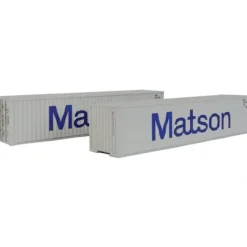Online InterMountain 30263 Matson 40' Corrugated Container (Pack of 2) - Your Source for Gaming Essentials Trains