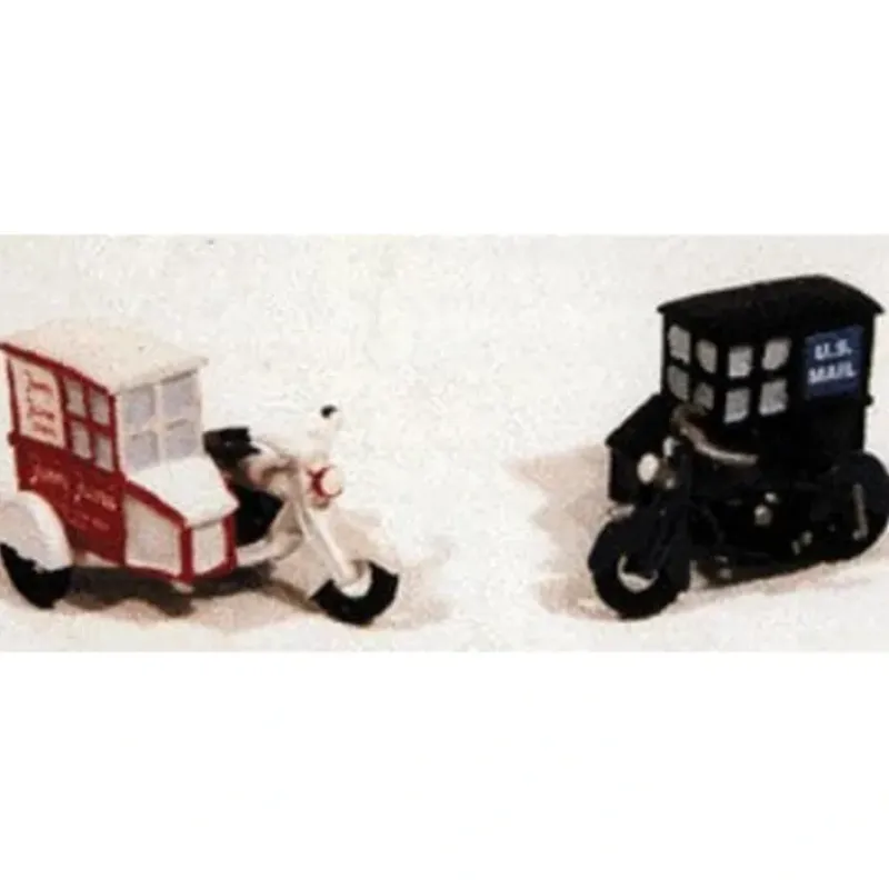 Outlet JL Innovative Design 908 HO Enclosed Sidecar & US Mail/Fanny Farmer Motorcycles - Your Source for Gaming Essentials Trains