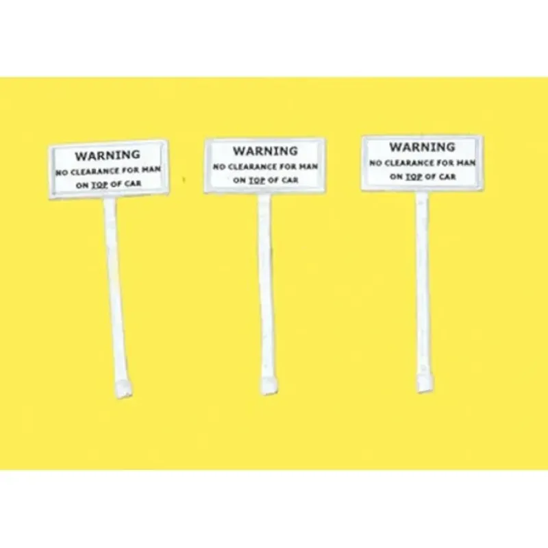 Sale JL Innovative Design 850 HO No Clearance Man on Top of Car Sign Set (Pack of 3) - Your Source for Gaming Essentials Trains