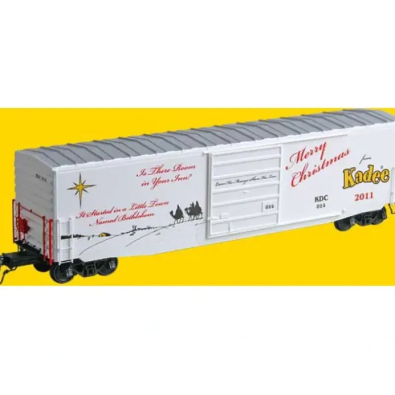 Outlet Kadee 6914 HO Scale KDC 2011 Christmas PS-1 50' Boxcar #014 w 10' Doors - Your Source for Gaming Essentials Trains