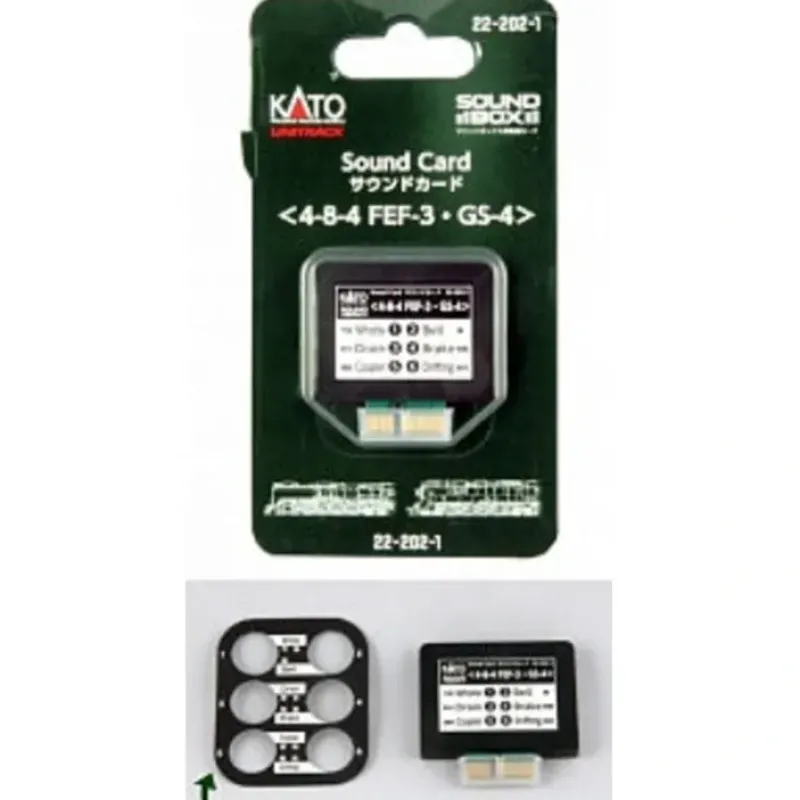 Best Kato 22-202-1 N FEF-3 and GS-4 Heavy Steam Sound Card - Your Source for Gaming Essentials Trains