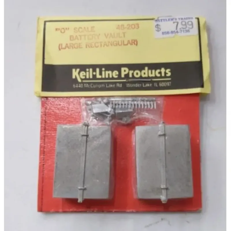 Outlet Keil-Line Products 48-203 O Battery Vault Large Rectangular (Pack of 2) - Your Source for Gaming Essentials Trains