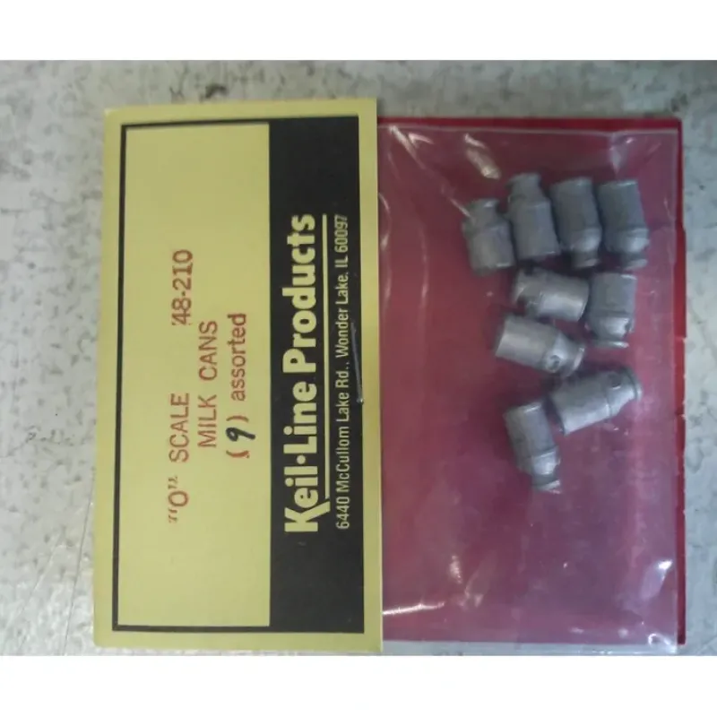 Hot Keil-Line Products 48210 O Milk cans astd style (9) - Your Source for Gaming Essentials Trains