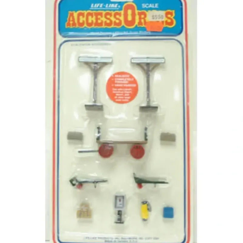 Outlet Life Like 1853 O Gauge Station Baggage Handling & Other Accessories (Set of 11) - Your Source for Gaming Essentials Trains
