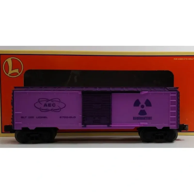 Outlet Lionel 6-26271 O Gauge AEC Glow in the Dark Purple Boxcar - Your Source for Gaming Essentials Trains