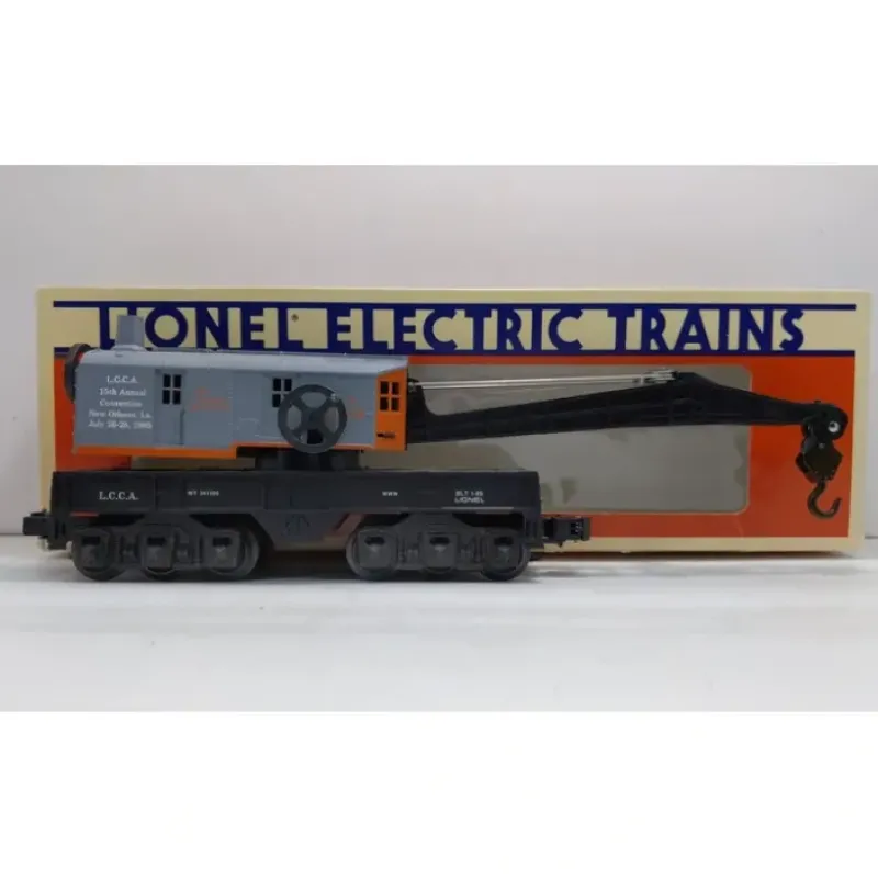 Discount Lionel 6-6567 O Gauge LCCA 1985 Crane Car EX/Box - Your Source for Gaming Essentials Trains