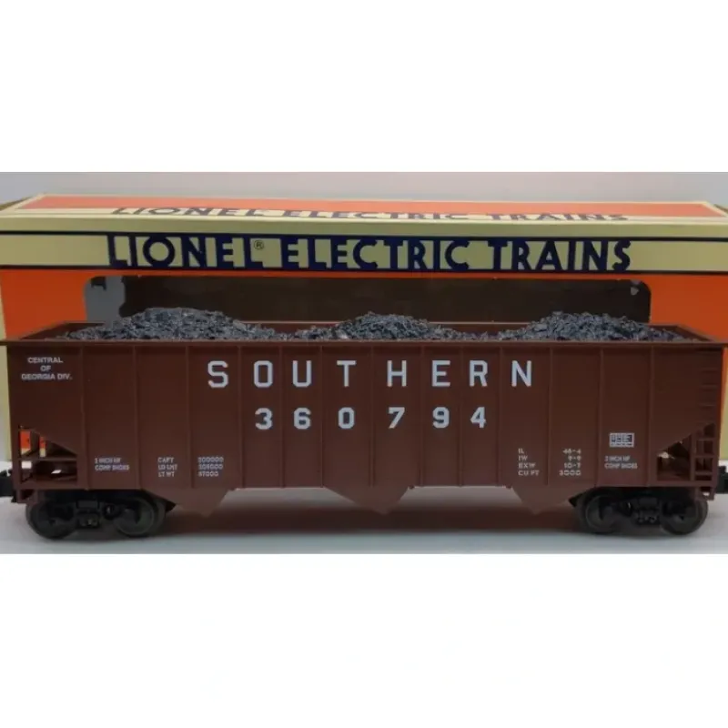 New Lionel 6-52038 O Gauge LCCA Southern Hopper w/Coal Load #360794 NIB - Your Source for Gaming Essentials Trains