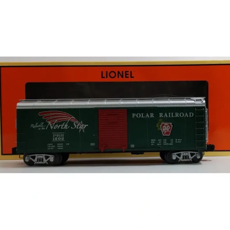 Sale Lionel 6-17752 O Gauge Polar Railroad Round Roof Boxcar #1202 - Your Source for Gaming Essentials Trains