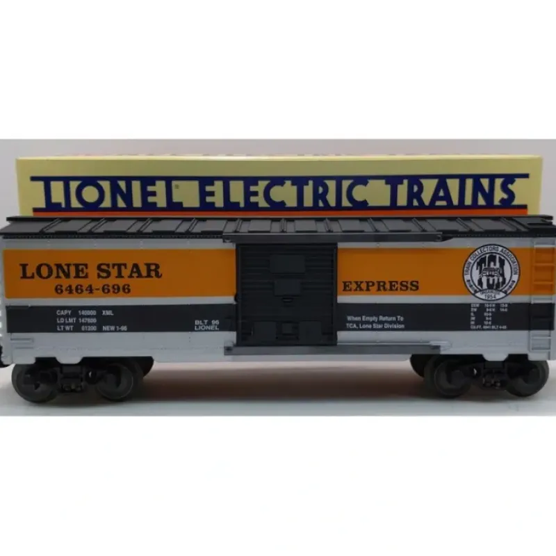 Outlet Lionel 6-52093 O Gauge TCA Lone Star Division Express Boxcar #6464-696 LN/Box - Your Source for Gaming Essentials Trains