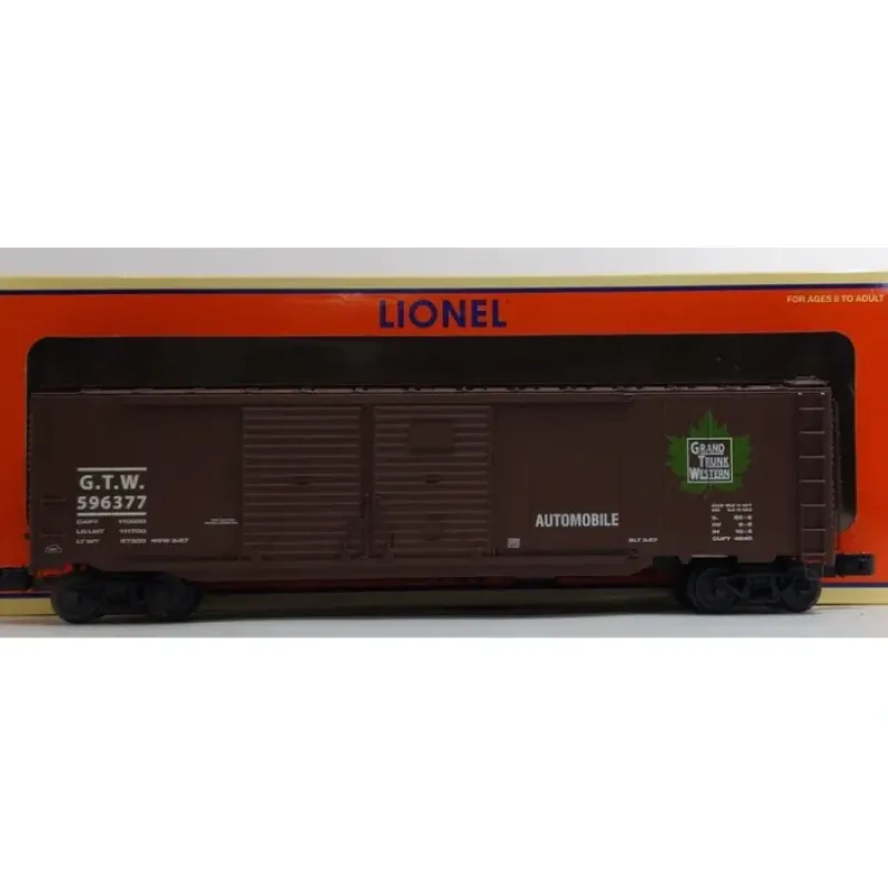 Best Lionel 6-27204 O Gauge Trunk Western Double Door Boxcar #596377 with Auto Frames LN/Box - Your Source for Gaming Essentials Trains