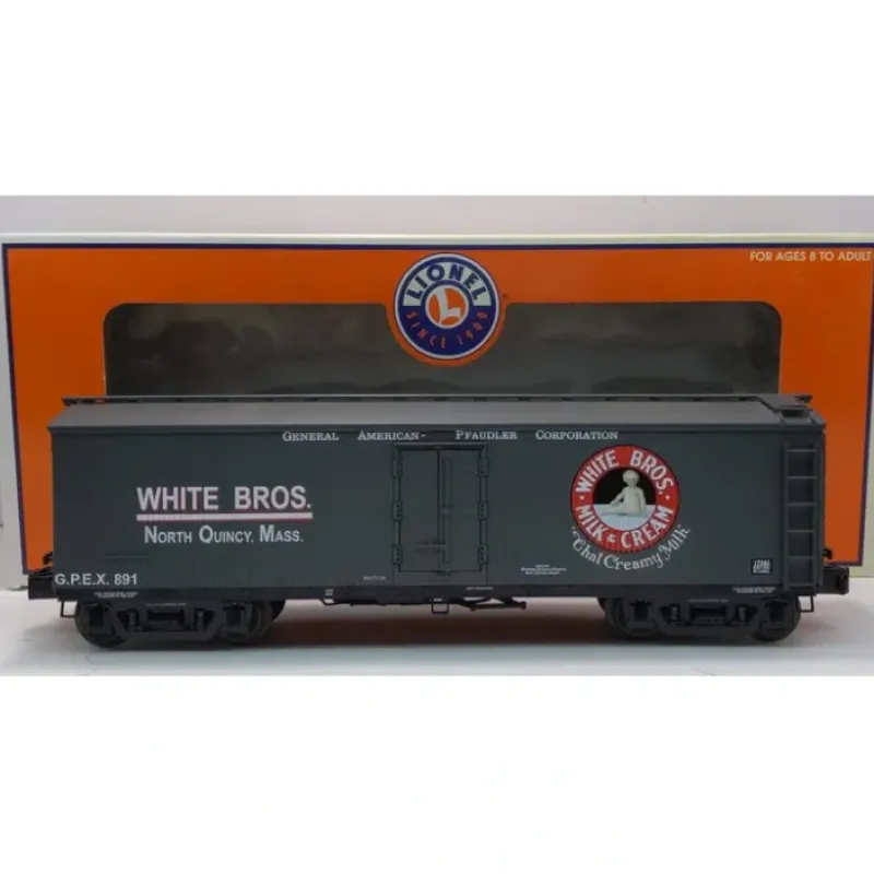 Discount Lionel 6-17340 O Gauge White Brothers Milk Refrigerator Car #891 EX/Box - Your Source for Gaming Essentials Trains