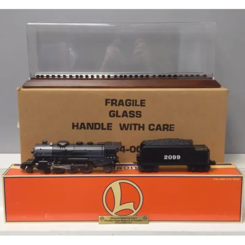 Best Lionel 6-18669 O Illinois Central 4-6-2 Steam Loco & Tender #2099 w/ Display LN/Box - Your Source for Gaming Essentials Trains