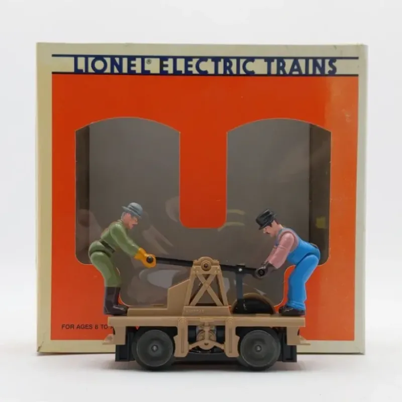 Discount Lionel 6-18429 O Operating Handcar with Railroad Workers NIB - Your Source for Gaming Essentials Trains