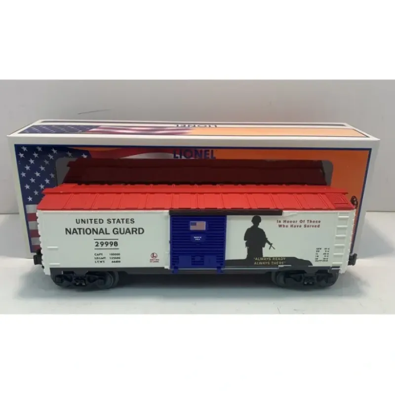 Sale Lionel 6-29998 O USA National Guard Boxcar - Your Source for Gaming Essentials Trains