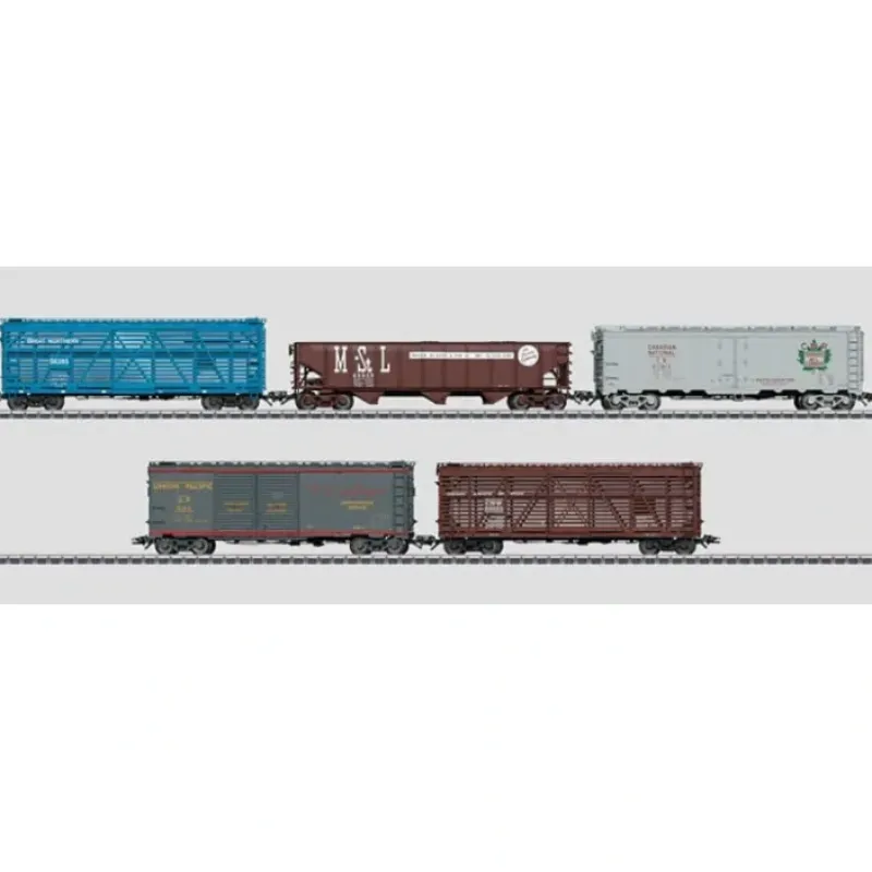 New Marklin 45658 HO American Freight Car Set - 3-Rail - Ready to Run - Your Source for Gaming Essentials Trains