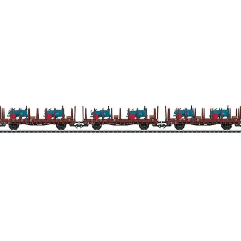 Discount Marklin 46400 HO German Federal Railroad DB Rr 20 2-Axle Stake Car 3-Pack - Your Source for Gaming Essentials Trains