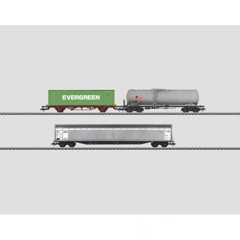 Sale Marklin 46099 HO Norwegian State Railways NSB Era V Freight Car Set - 3-Rail - Your Source for Gaming Essentials Trains