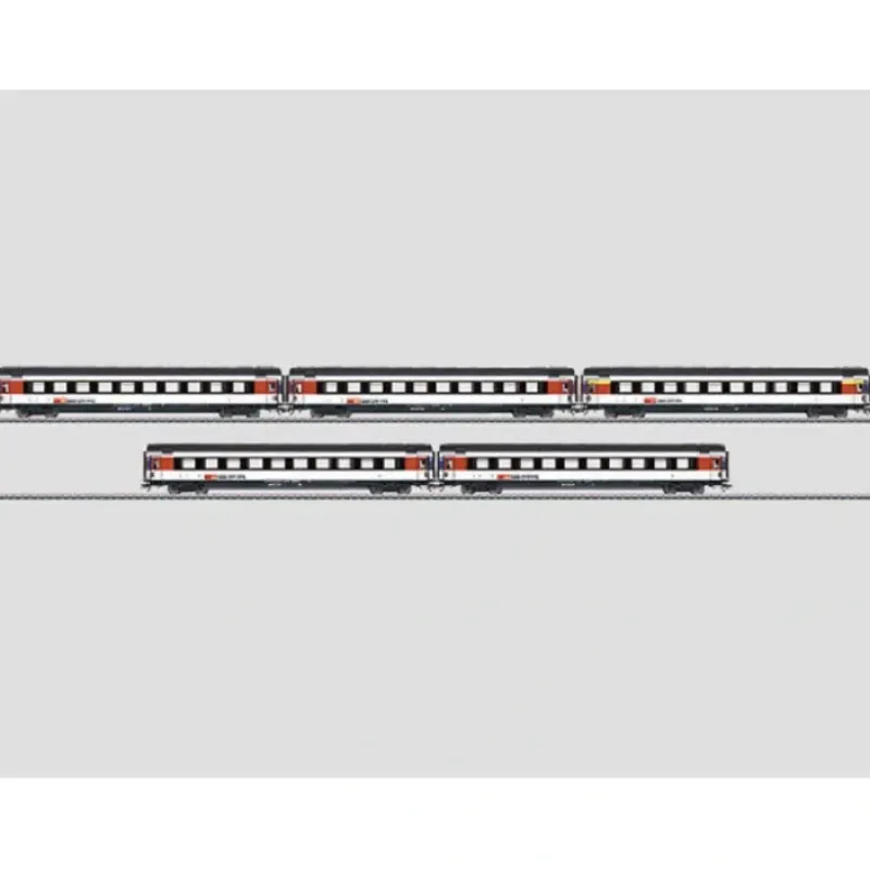 Clearance Marklin 43672 HO Swiss Federal Railways InterCity Express EC-Refit 5-Car - Your Source for Gaming Essentials Trains