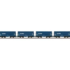 Clearance Marklin 86355 Z Scale VTG AG Sliding Tarp Cars Set (Set of 4) - Your Source for Gaming Essentials Trains