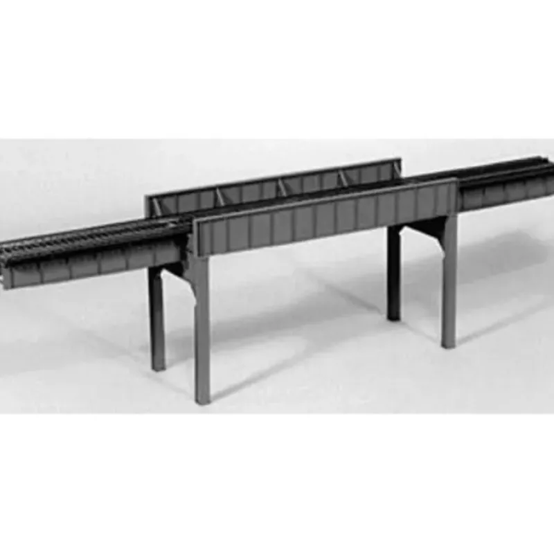Sale Micro Engineering 75-530 HO 110' 3-Span Deck & Thru Girder Combination Bridge - Your Source for Gaming Essentials Trains