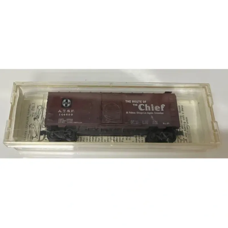 Sale Micro-Trains 02000030 N ATSF 40' Standard Single Door Boxcar #144699 LN/Box - Your Source for Gaming Essentials Trains