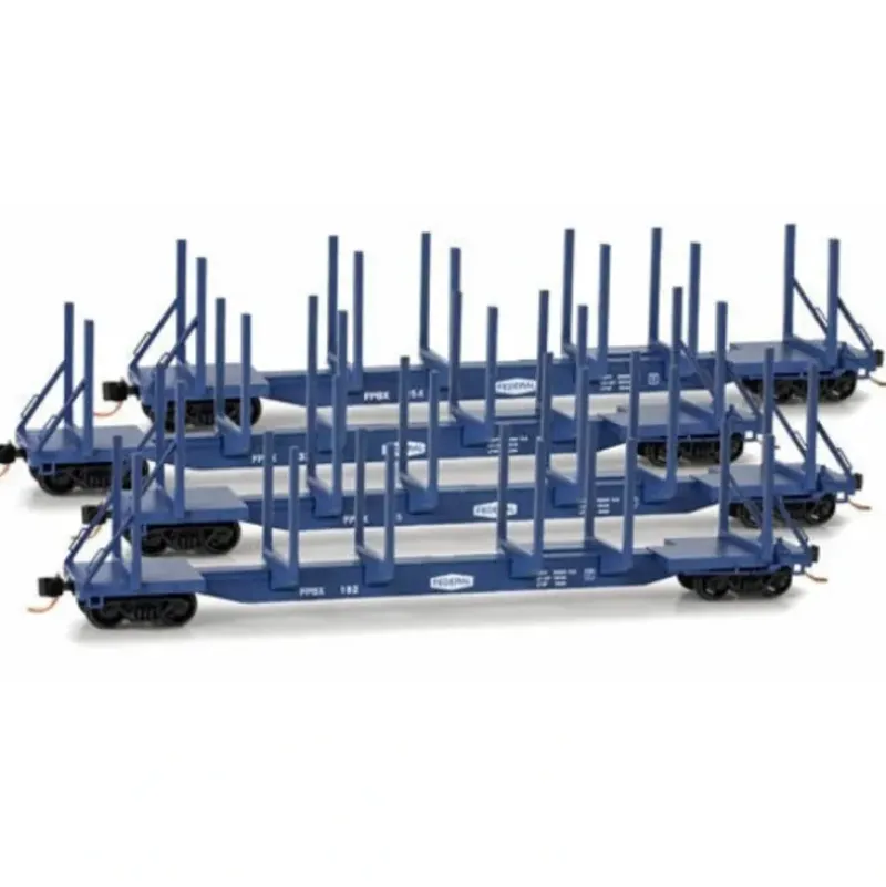 Micro-Trains 99300089 N Federal Paper 65' Log Car Runner Pack (Set of 4) - Your Source for Gaming Essentials* Sale