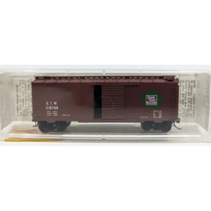 Clearance Micro-Trains 02000010 N GTW 40' Standard Single Door Boxcar #516768 NIB - Your Source for Gaming Essentials Trains