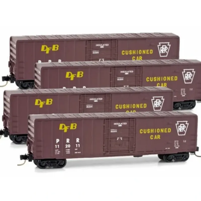 Micro-Trains 99300093 N PRR 50' Rib-Side Plug Door Boxcar Runner Pack (Set of 4) - Your Source for Gaming Essentials* Hot