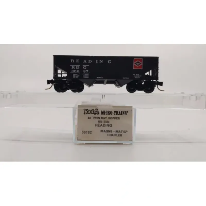 Discount Micro-Trains 05600182 N Reading 33' Twin Bay Rib Side Hopper #80687 NIB - Your Source for Gaming Essentials Trains