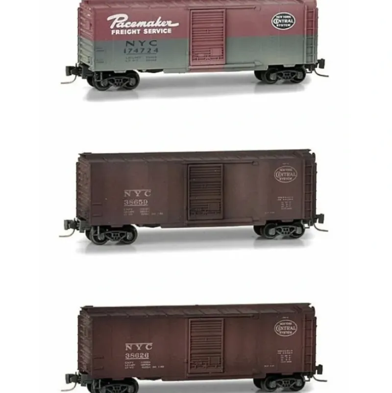 Micro-Trains 50044490 Z New York Central 40' SD Boxcar RTR Runner (Pack of 3) - Your Source for Gaming Essentials* New